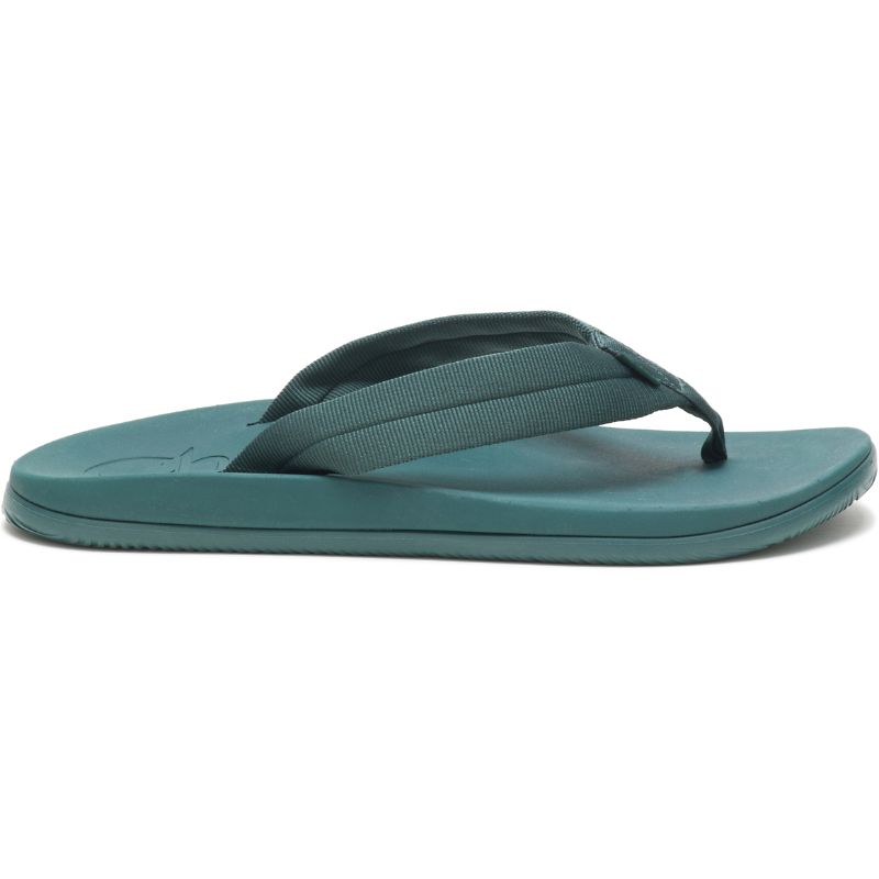 Chaco Chillos Men's Flips Deep Green | XBJ88BB6