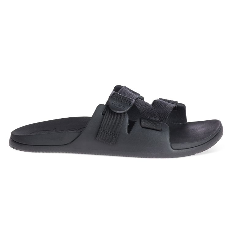 Chaco Chillos Men's Slides Black | ONV10ZN6