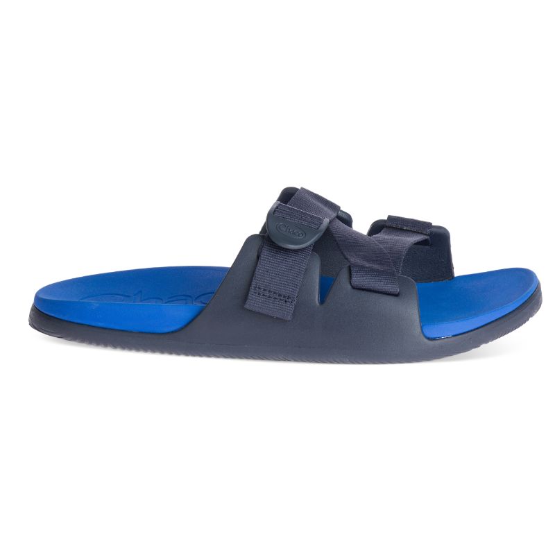 Chaco Chillos Men's Slides Blue | FLV47YK2