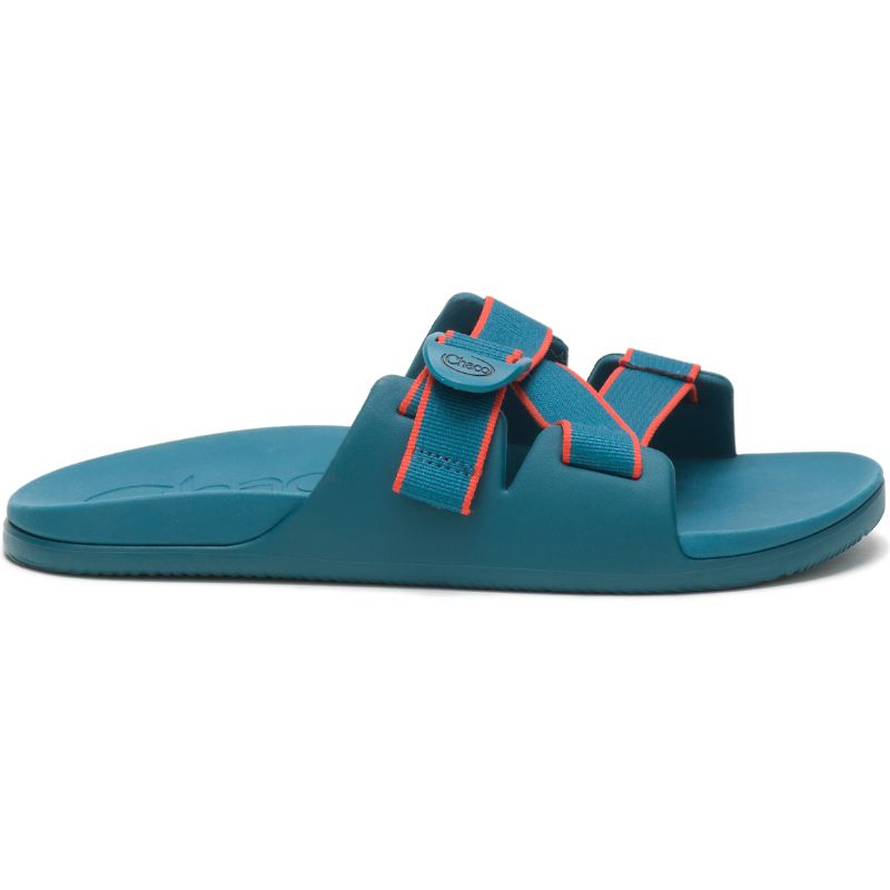 Chaco Chillos Men's Slides Deep Blue | OQI33XN0