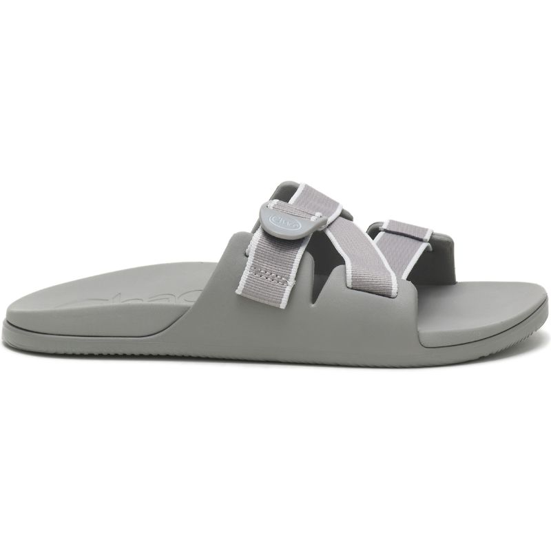 Chaco Chillos Men's Slides Grey | KUA73JB4