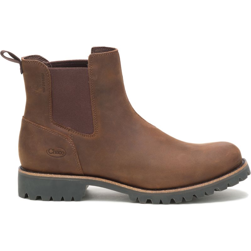 Chaco Fields Chelsea Waterproof Men's Boots Brown | THY77YJ8