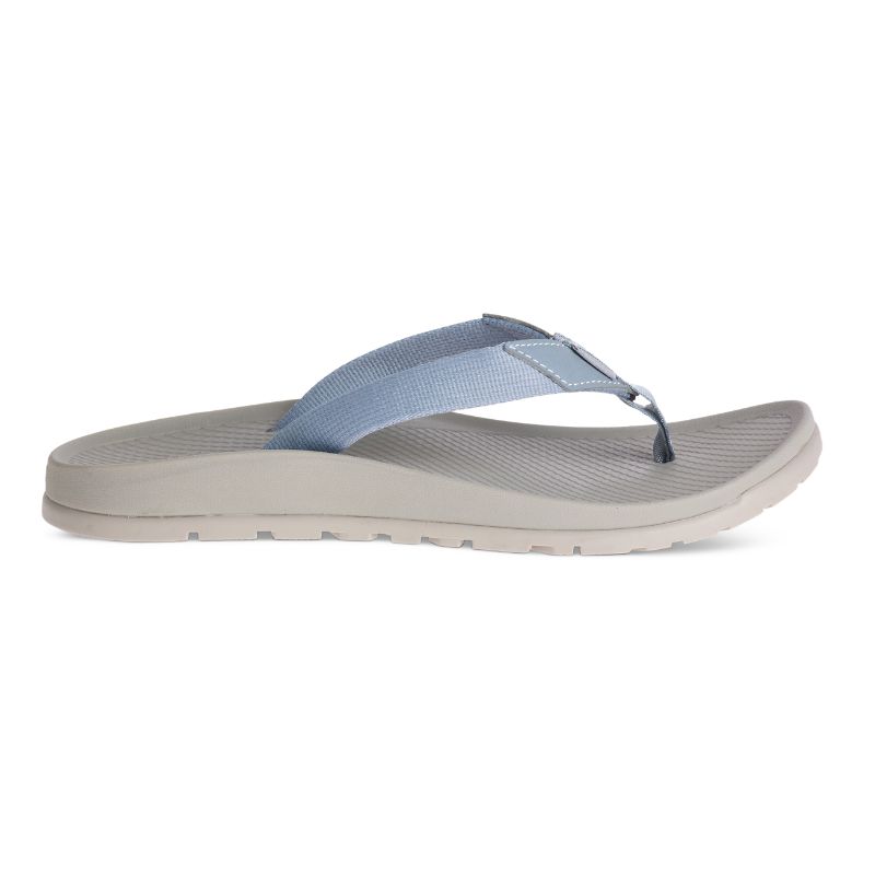 Chaco Lowdown Women's Flips Grey Blue | WQO61HA7