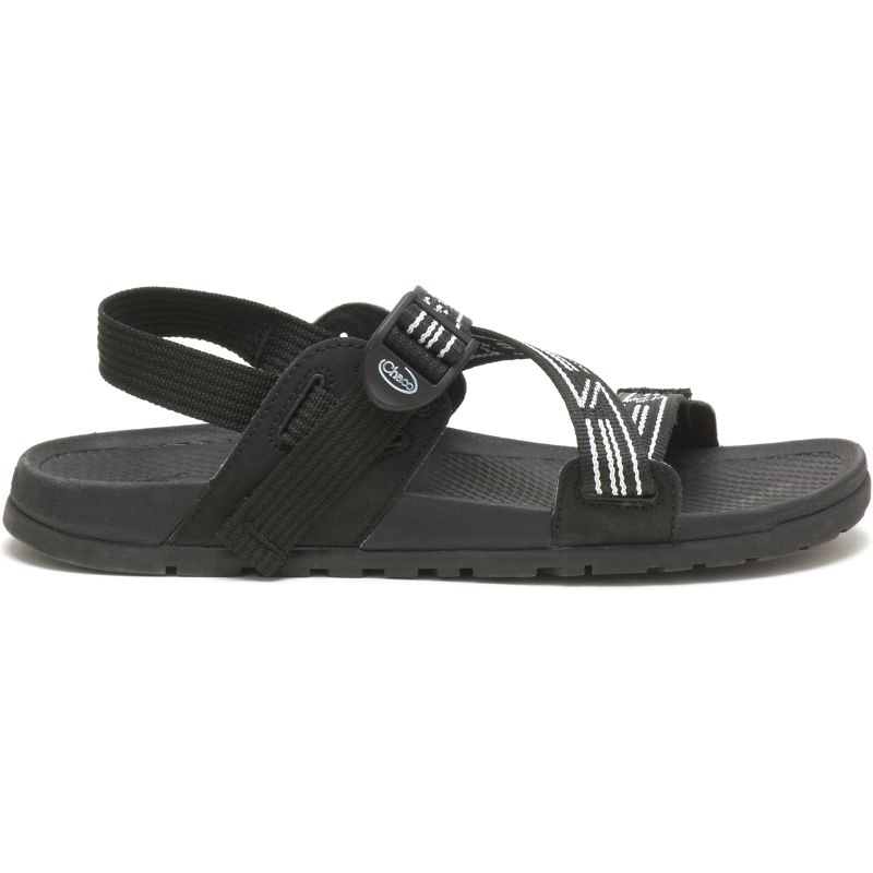 Chaco Lowdown Women's Sandals Black / White | JXA26AC0