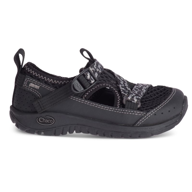 Chaco Odyssey Kids' Shoes Black | ZQA11SK1