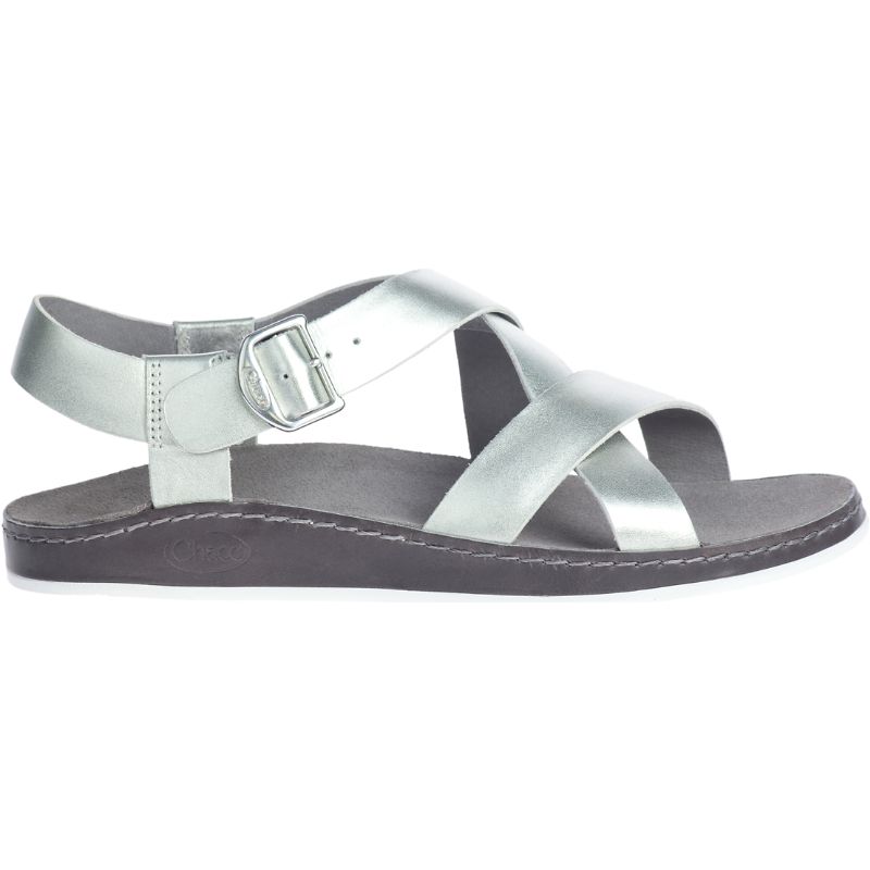 Chaco Wayfarer Women's Sandals Silver Metal | SXK57VX2