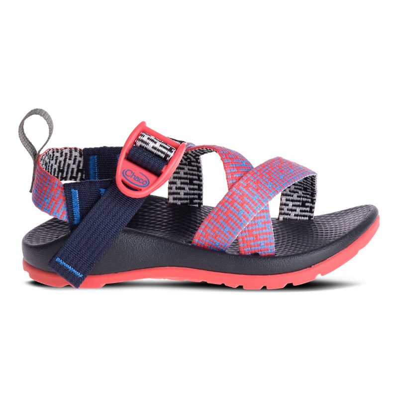 Chaco Z/1 Ecotread™ Kids' Sandals Coral | PIW43XF6