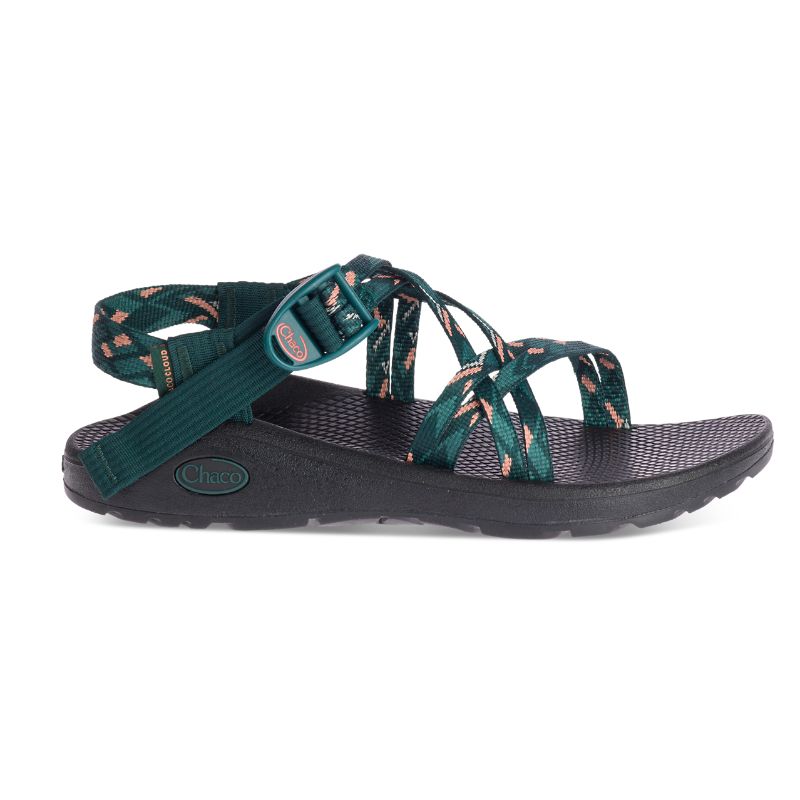 Chaco Z/Cloud X Women's Sandals Deep Green | JEU50MH3