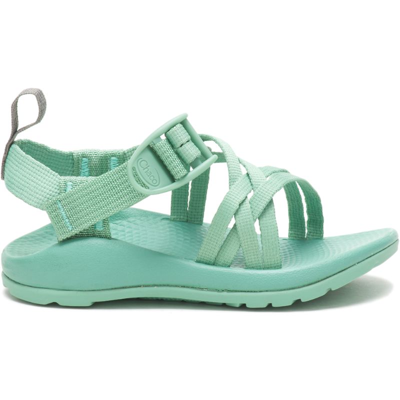 Chaco Zx/1 Ecotread™ Kids' Sandals Green | BXV74FC2