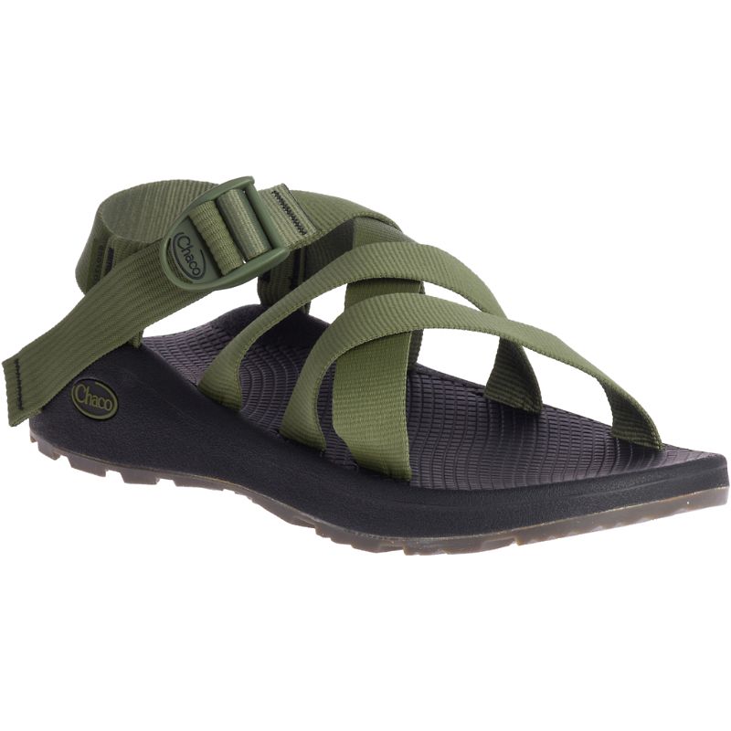 Chaco Banded Z/Cloud Men's Sandals Green | GBQ94RU0