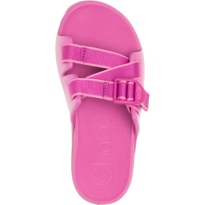 Chaco Chillos Kids' Slides Fuchsia | ECX49JE0