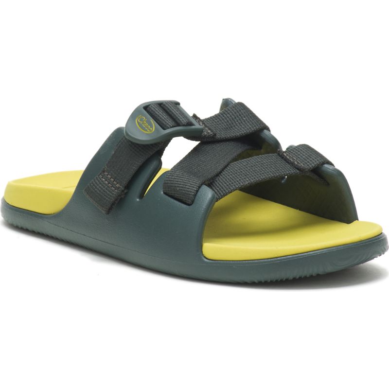 Chaco Chillos Kids' Slides Green | GFP55PF7