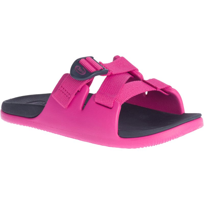 Chaco Chillos Kids' Slides Pink | LPA65ZB5