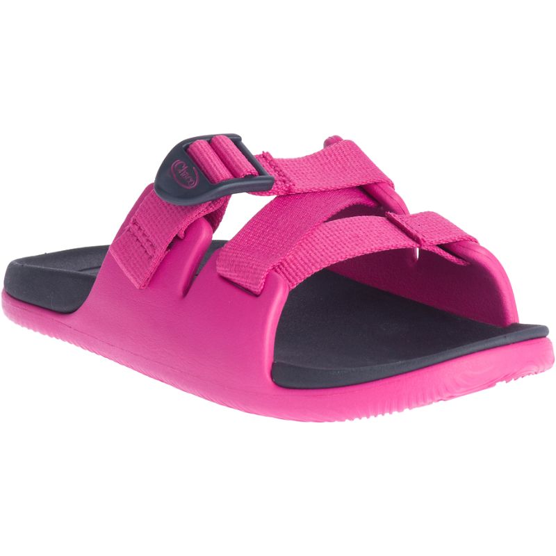 Chaco Chillos Kids' Slides Pink | LPA65ZB5