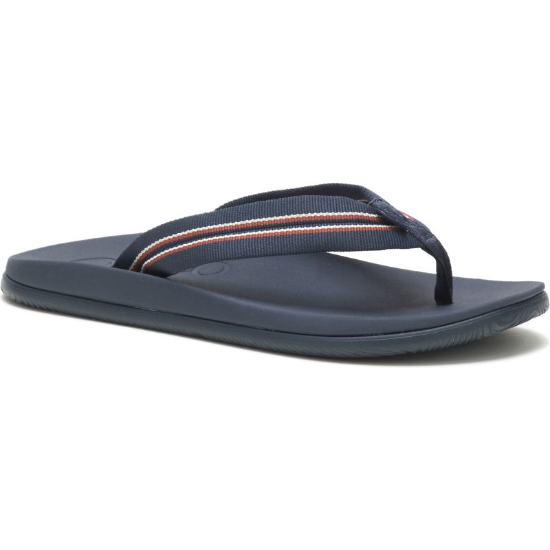 Chaco Chillos Men's Flips Navy | LJI40AJ8