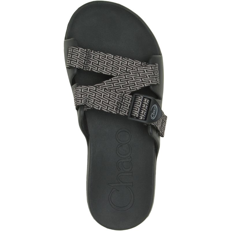 Chaco Chillos Men's Slides Black | FCG89BD4