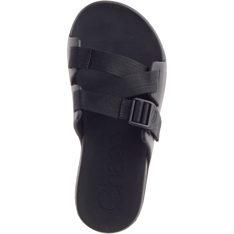 Chaco Chillos Men's Slides Black | ONV10ZN6