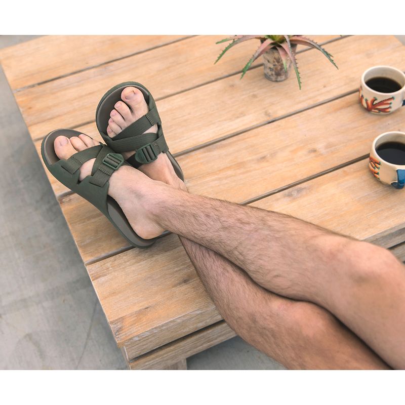 Chaco Chillos Men's Slides Black | ONV10ZN6