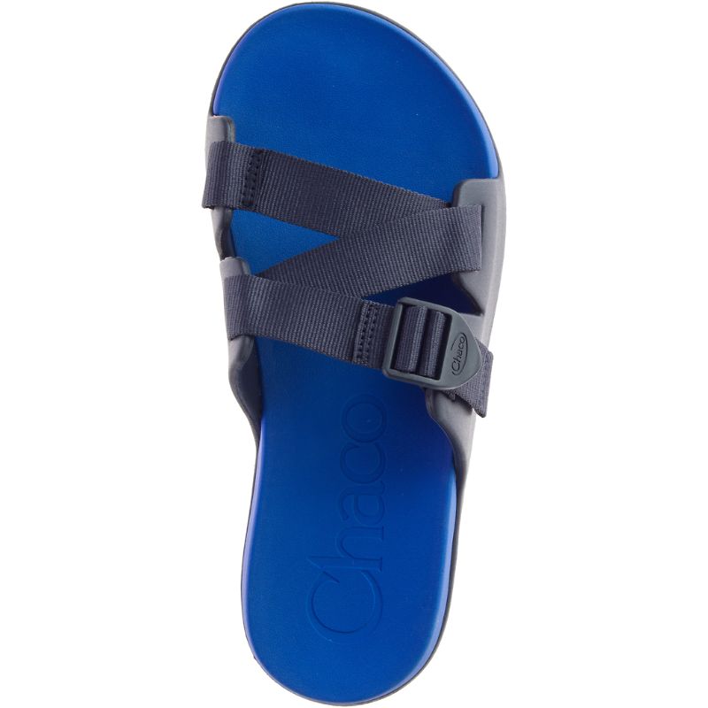 Chaco Chillos Men's Slides Blue | FLV47YK2