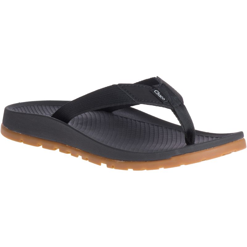 Chaco Lowdown Women's Flips Black | KBS61CG6