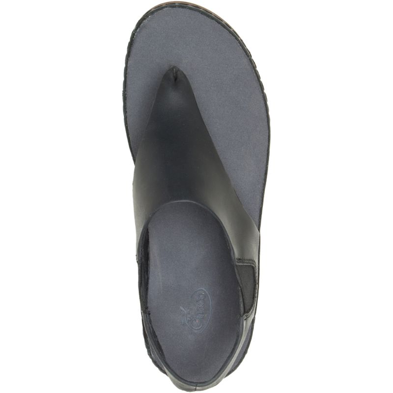 Chaco Wayfarer Post Women's Sandals Black | IKE39LU0