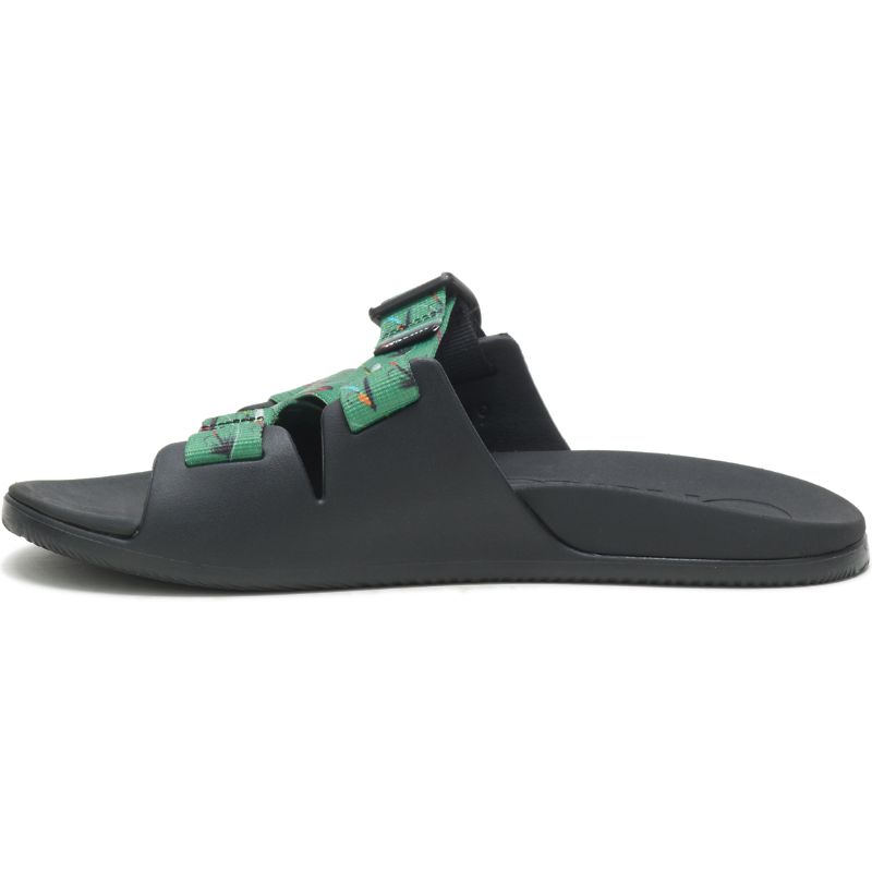 Chaco X Thomas Rhett Chillos Men's Slides Green | WLU36QK0