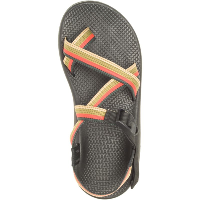 Chaco Z/2® Classic Men's Sandals Red Green | EYE63TY2