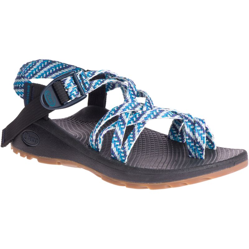 Chaco Z/Cloud X2 Wide Width Women's Sandals Navy | PPR21UN3