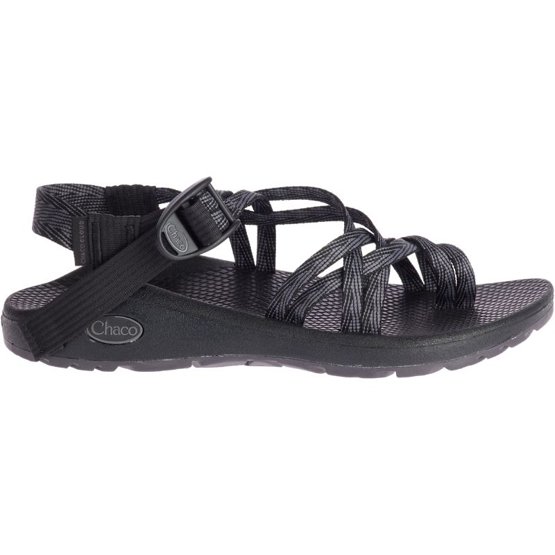 Chaco Z/Cloud X2 Wide Width Women\'s Sandals Black | YMH79SU2