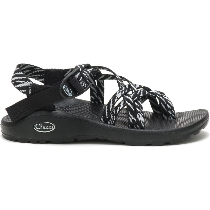 Chaco Z/Cloud X2 Women\'s Sandals Black White | JTP50KA1