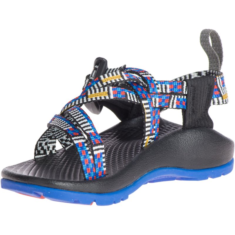 Chaco Zx/1 Ecotread™ Kids' Sandals Blue Grey | WZG49HE0