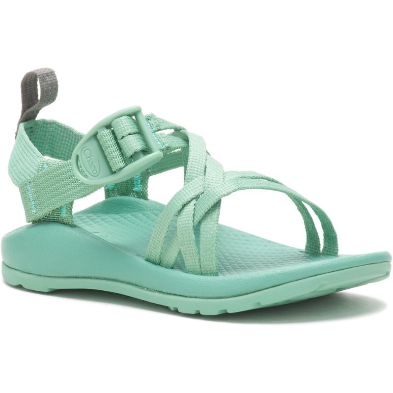 Chaco Zx/1 Ecotread™ Kids' Sandals Green | YIH62HL7